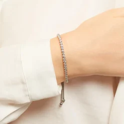 Tennisarmband Edelstahl Zirkonia B5234