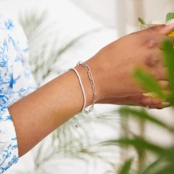 Tennisarmband 925er Silber poliert Zirkonia SB0227