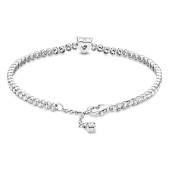 Tennisarmband Herz aus Sterlingsilber mit Zirkonia 590041C01