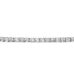 Tennisarmband mit lab grown Diamanten, Weißgold, Platin BDB0029LG-WSL