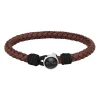 Thad Classic Lederarmband für Herren, braun 1580467