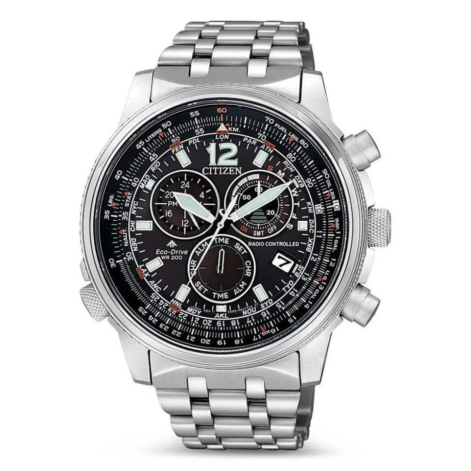 Titan Funkuhr Promaster Land für Herren, Eco-Drive CB5860-86E