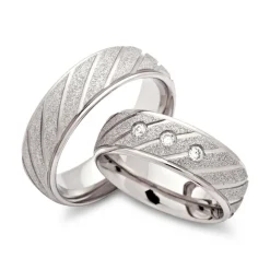 Trauringe Edelstahl Eheringe 7mm Gravur R9091s