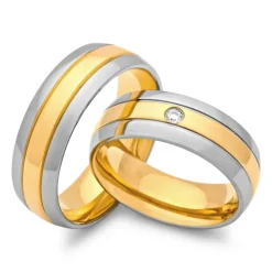 Trauringe Edelstahl Eheringe 7mm Gravur R9081s