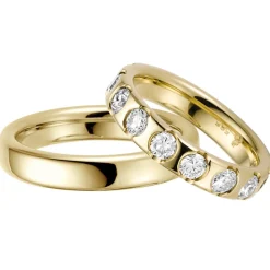 Trauringe Gelbgold 4,5mm 39215