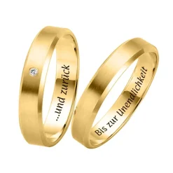 Trauringe Gelbgold 4mm 03684-040