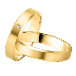 Trauringe Gelbgold 4mm 03684-040