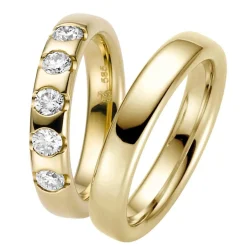 Trauringe Geldgold 4,5mm 39205