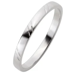 Trauringe Weißgold 2,5mm 03451