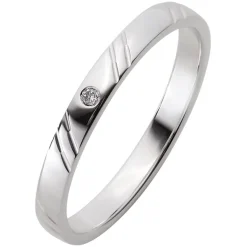 Trauringe Weißgold 2,5mm 03451