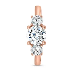 Trinity Verlobungsring, lab grown Diamanten, Roségold BDR0025LG-RSL