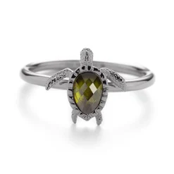 Turtle Ring für Damen aus Edelstahl mit Zirkonia PH-JE-0276