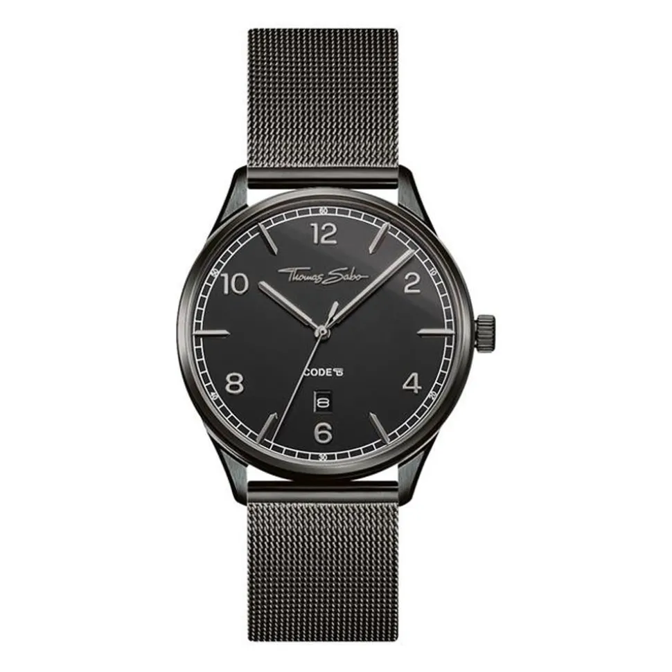 Uhr Code TS schwarz für Damen und Herren WA0342-202-203