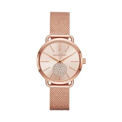 Uhr für Damen Edelstahl roségold MK3845