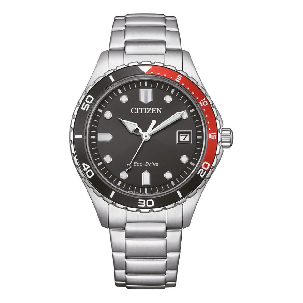 Uhr für Herren mit Quarzwerk, Eco-Drive-Antrieb AW1820-81E