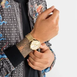 Uhr Rebel Spirit für Herren aus vergoldetem Edelstahl WA0263-264-207