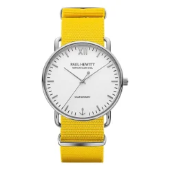 Uhr Sailor mit gelbem Band, Gehäuse aus MARINIUM® PH-W-0507