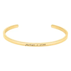 Vergoldeter Edelstahl-Armreif B5271SL