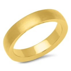 Vergoldeter Ring Edelstahl 4,9 mm breit R9238SL