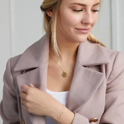 Vergoldetes Damenarmband 925er Silber SB0232