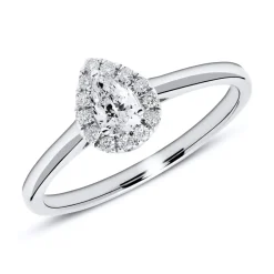 Verlobungsring aus 950er Platin mit Diamanten VR0388-PTSL