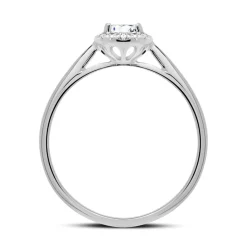 Verlobungsring aus 950er Platin mit Brillanten VR0393-PTSL