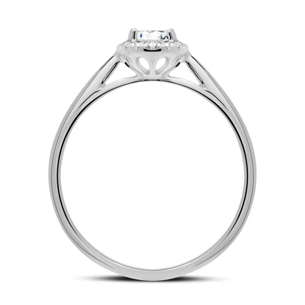 Verlobungsring aus 950er Platin mit Brillanten VR0393-PTSL