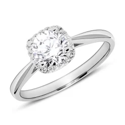 Verlobungsring aus 950er Platin mit Brillanten VR0394-PTSL