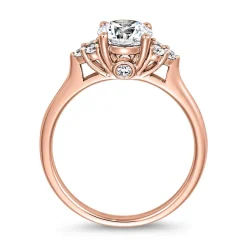 Verlobungsring aus Roségold mit lab grown Brillanten BDR0020LG-RSL