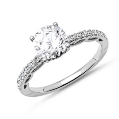 Verlobungsring 950er Platin mit Diamanten DR0143SL-PT