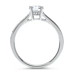 Verlobungsring 950er Platin mit Diamanten DR0135SL-PT