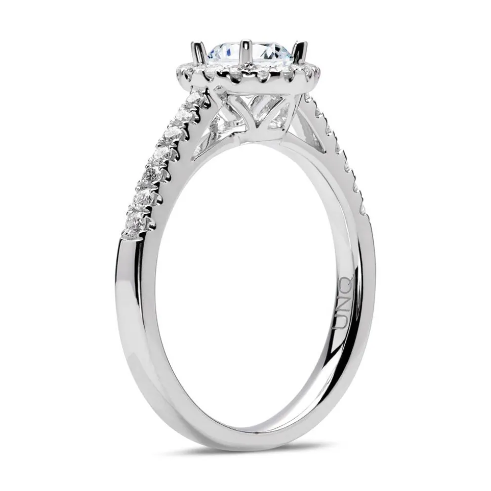 Verlobungsring 950er Platin mit Diamanten DR0298SL-PT