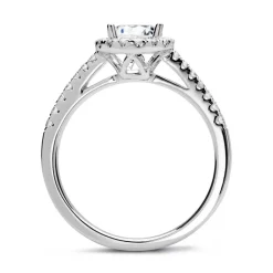 Verlobungsring 950er Platin mit Diamanten DR0298SL-PT