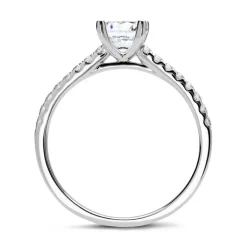 Verlobungsring 950er Platin mit Diamanten DR0314SL-PT