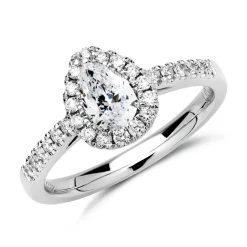 Verlobungsring 950er Platin mit Diamanten DR0338SL-PT