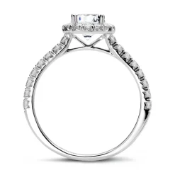 Verlobungsring 950er Platin mit Diamanten DR0303SL-PT