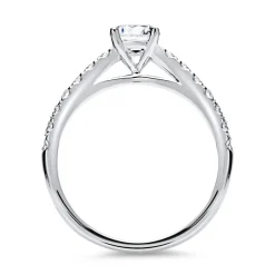 Verlobungsring 950er Platin mit Diamanten DR0152SL-PT