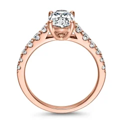 Verlobungsring für Damen aus Roségold BDR0033-RSL