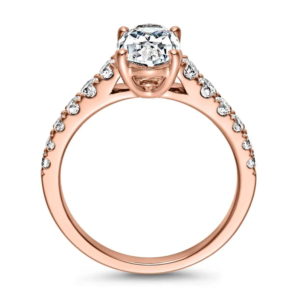 Verlobungsring für Damen aus Roségold BDR0033-RSL
