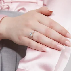 Verlobungsring für Damen aus Roségold BDR0033-RSL