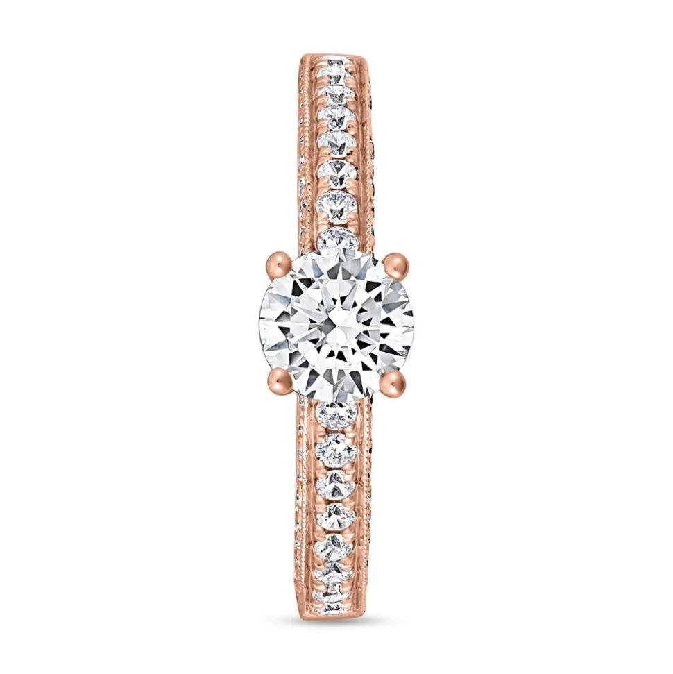 Verlobungsring mit Diamanten aus Roségold BDR0004-RSL