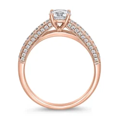 Verlobungsring mit Diamanten aus Roségold BDR0004-RSL