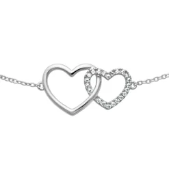 Weißgold Armband mit 22 lab grown Diamanten BDB0018LG-WSL