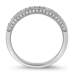 Weißgold oder Platin Ring mit Diamanten, lab-grown BDR0053LG-WSL