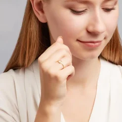 Weißtopas Ring für Damen aus 585er Gold DR0474