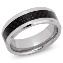 Wolframring Carbon Lasergravur TUR0031lge