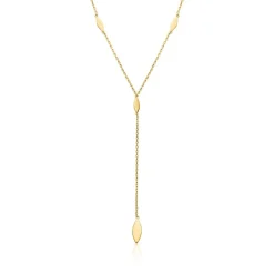 Y-Kette aus vergoldetem Sterlingsilber SN0484