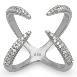 Zirkoniabesetzter Xing 925er Silber SR0305